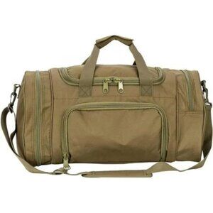 Mens Duffle Bag Green Sports Duffel Bag with Shoe Compartment Travel Gym Bag